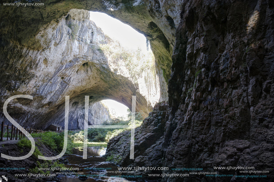 Devetashka cave interior near city of Lovech, Bulgaria