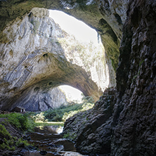 Devetashka cave interior near city of Lovech, Bulgaria