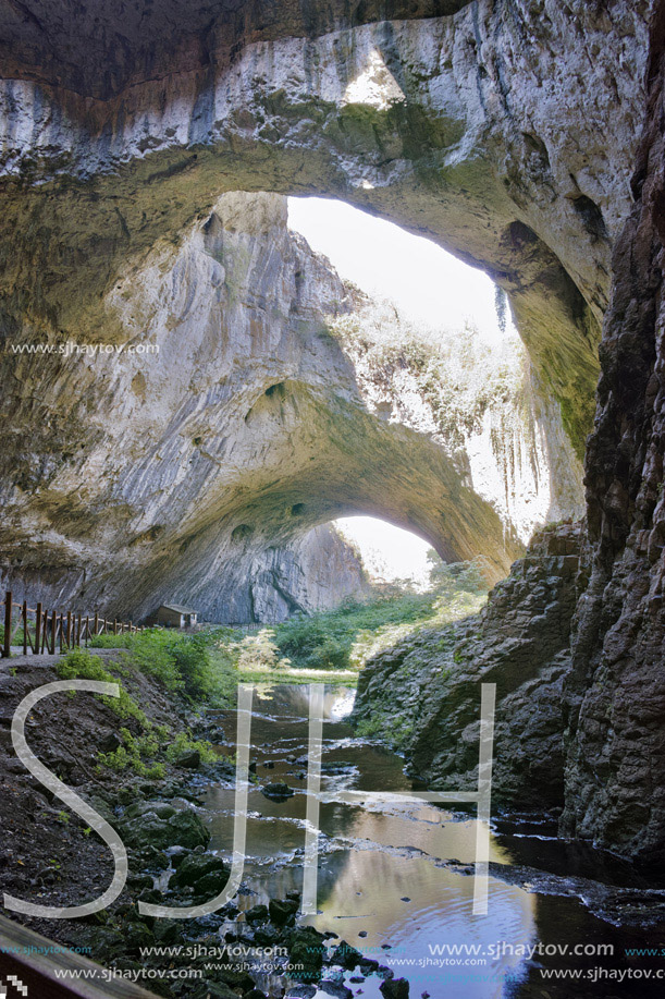 Devetashka cave interior near city of Lovech, Bulgaria