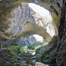 Devetashka cave interior near city of Lovech, Bulgaria