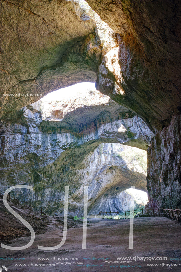 Devetashka cave interior near city of Lovech, Bulgaria