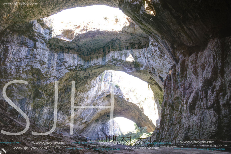 Devetashka cave interior near city of Lovech, Bulgaria