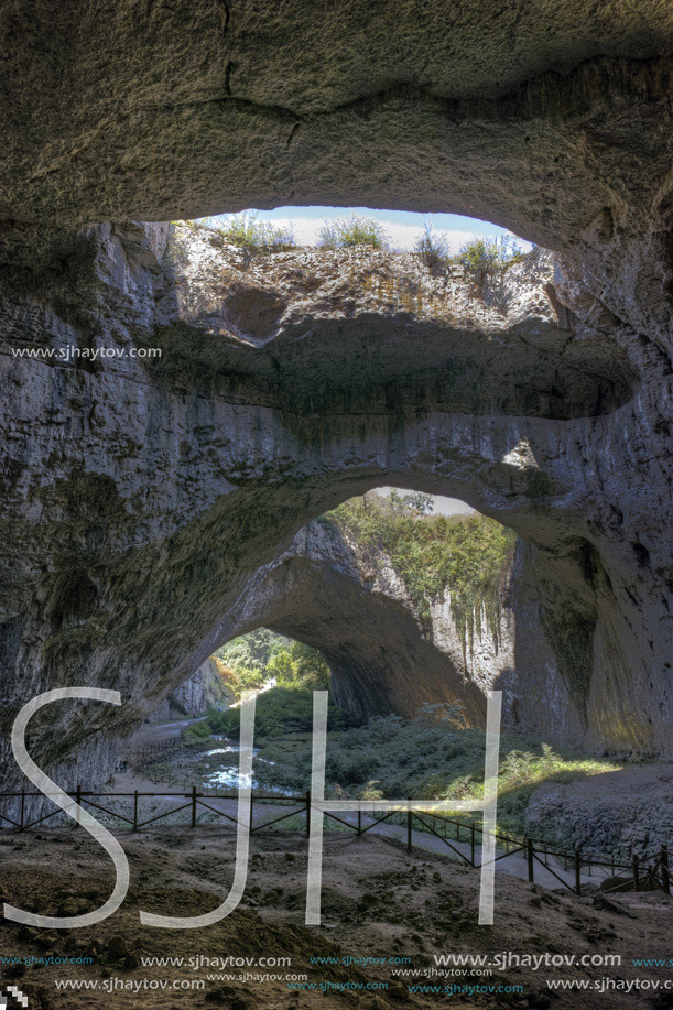 Devetashka cave interior near city of Lovech, Bulgaria