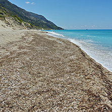 Blue waters of Katisma Beach, Lefkada, Ionian Islands, Greece