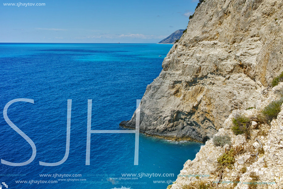 Rocks near Porto Katsiki Beach, Lefkada, Ionian Islands, Greece