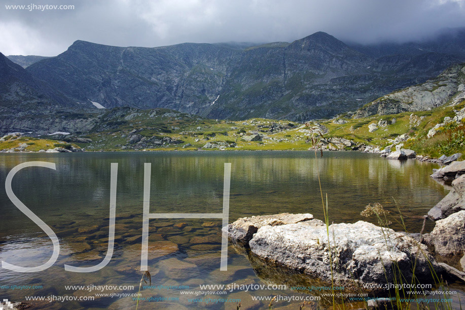 Panoramic view of The Trefoil, Rila Mountain, The Seven Rila Lakes, Bulgaria