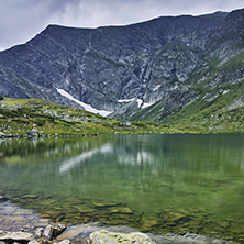 Landscape of The Twin lake, The Seven Rila Lakes, Bulgaria
