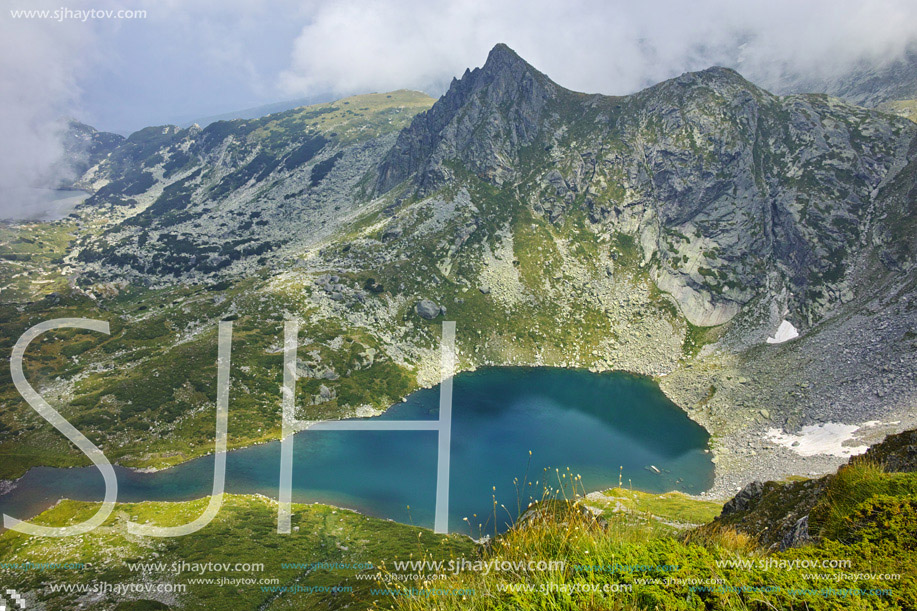 Amazing landscape of The Twin lake, The Seven Rila Lakes, Bulgaria