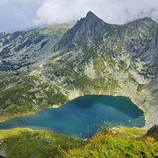 Amazing landscape of The Twin lake, The Seven Rila Lakes, Bulgaria