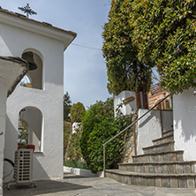 Bell tower in the Archangel Michael Monastery in Thassos island, East Macedonia and Thrace, Greece
