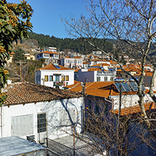 Panoramic view of old town of Xanthi, East Macedonia and Thrace, Greece