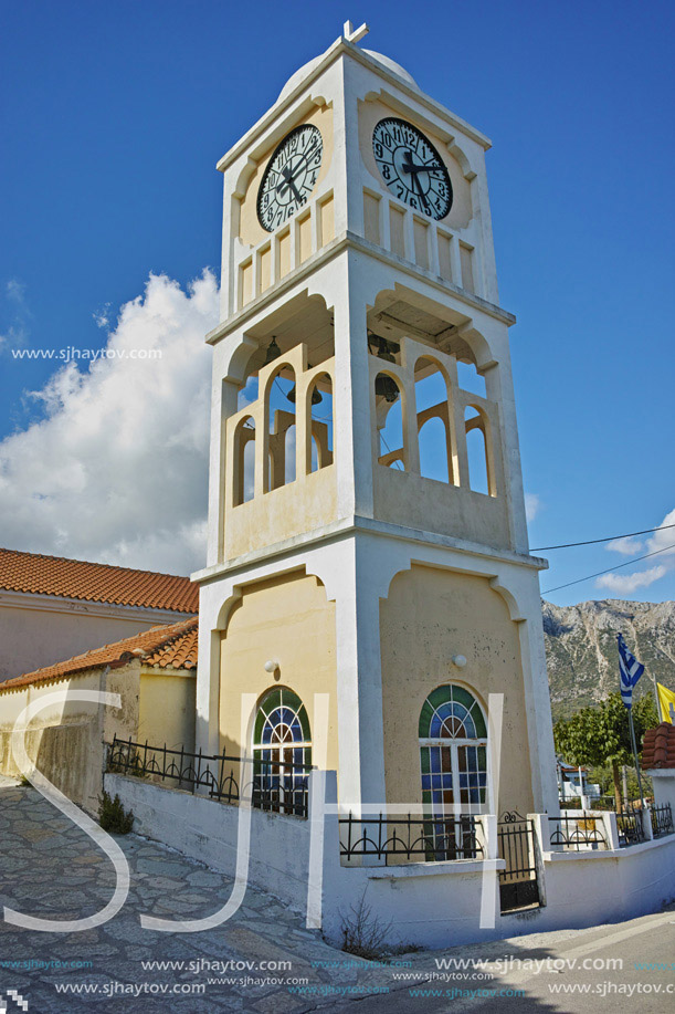 Old orthodox church in Agios Petros village, Lefkada, Ionian Islands, Greece