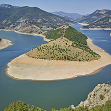 Amazing view of Arda Rivermeander and Kardzhali Reservoir, Bulgaria