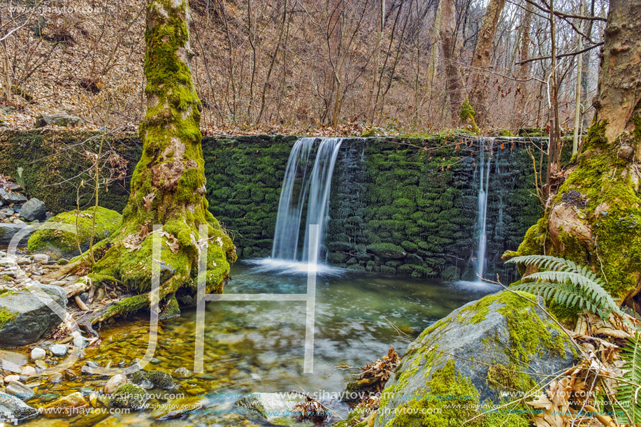 Amazing Waterfall on Crazy Mary River, Belasitsa Mountain, Bulgaria