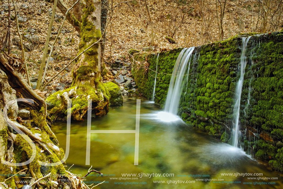 Beautiful Waterfall on Crazy Mary River, Belasitsa Mountain, Bulgaria