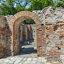 Panoramic view of The ancient Thermal Baths of Diocletianopolis, town of Hisarya, Plovdiv Region, Bulgaria