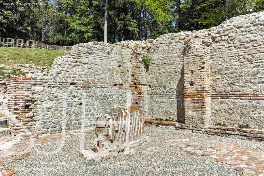 Remainings of  The ancient Thermal Baths of Diocletianopolis, town of Hisarya, Plovdiv Region, Bulgaria