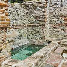 Spring of water in The ancient Thermal Baths of Diocletianopolis, town of Hisarya, Plovdiv Region, Bulgaria