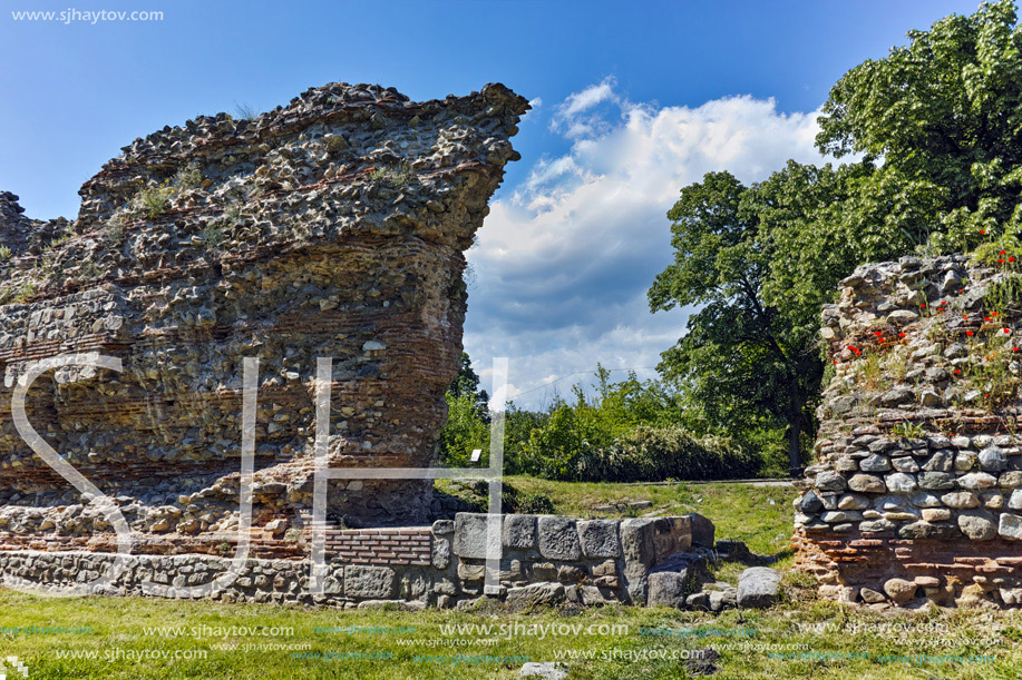 Remanings of Roman fortifications in Diocletianopolis, town of Hisarya, Plovdiv Region, Bulgaria