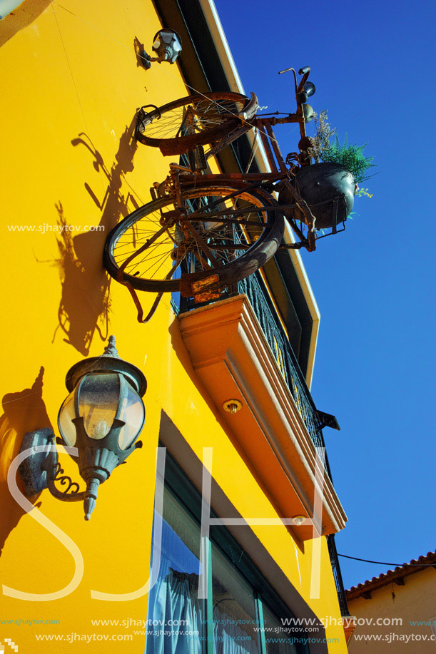 Typical house in Vasiliki, Lefkada, Ionian Islands, Greece