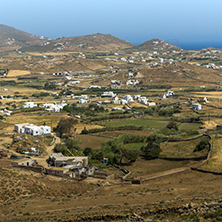 Amazing panorama of island of  Mykonos, Cyclades, Greece