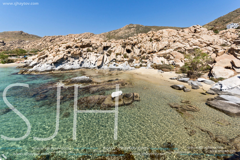 Amazing Seascape of kolymbithres beach, Paros island, Cyclades, Greece