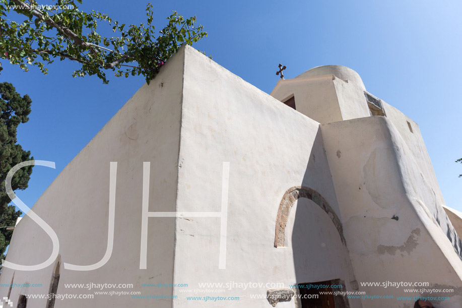 Panagia Episkopi Church in Santorini island, Thira, Cyclades, Greece