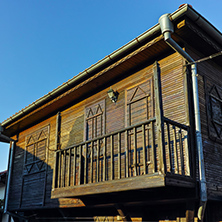 wooden Old house in Sozopol Town, Burgas Region, Bulgaria