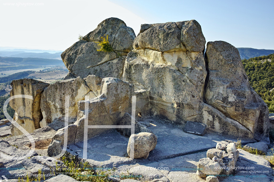 Ruins of The ancient Thracian city of Perperikon, Kardzhali Region, Bulgaria