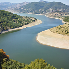 Amazing landscape of Arda River meander and Kardzhali Reservoir, Bulgaria