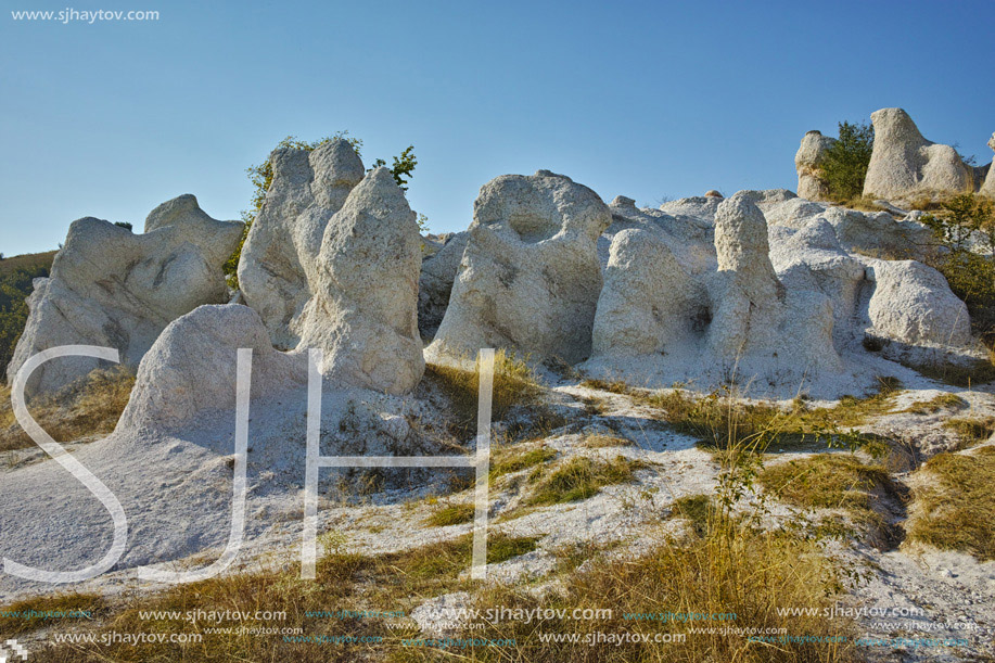 Amazing Panorama of Rock phenomenon Stone Wedding near town of Kardzhali, Bulgaria