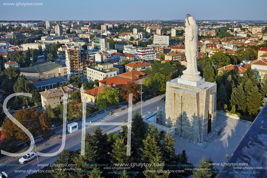 The biggest Monument of Virgin Mary in the world, City of Haskovo, Bulgaria