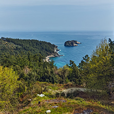Amazing landscape to Gramvousa island in Thassos,  East Macedonia and Thrace, Greece