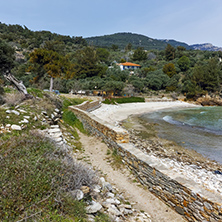 Ruins in Archaeological site of Aliki, Thassos island,  East Macedonia and Thrace, Greece