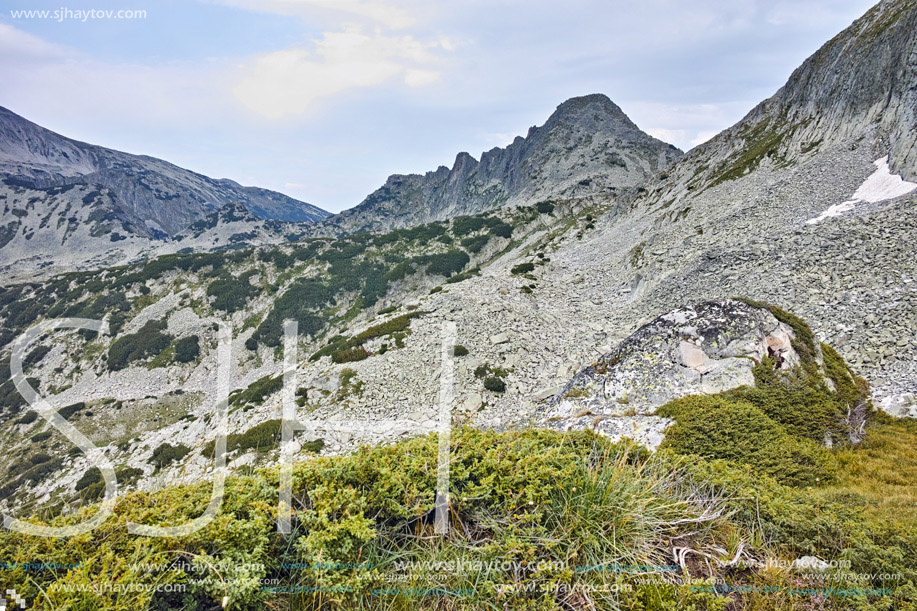 Panoramic view  of Dzhangal Peak, Pirin Mountain, Bulgaria