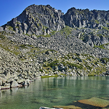 Amazing view of Argirovo Lake,  Pirin mountain, Bulgari