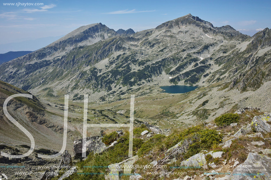 Kamenitsa and Yalovarnika peaks - view from Dzhano Peak,  Pirin mountain, Bulgaria