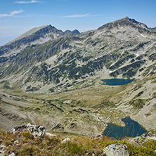 Kamenitsa and Yalovarnika peaks - view from Dzhano Peak,  Pirin mountain, Bulgaria