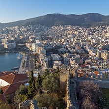 Amazing Panorama to Kavala, East Macedonia and Thrace, Greece