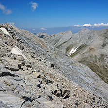 Panorama of Kutelo and Vihren Peaks,  Pirin Mountain, Bulgaria