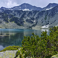 Landscape of Banderishki Chukar Peak and The Fish Lake, Pirin Mountain, Bulgaria