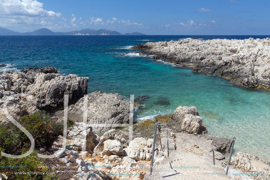 Rocks on Alaties Beach, Kefalonia, Ionian islands, Greece