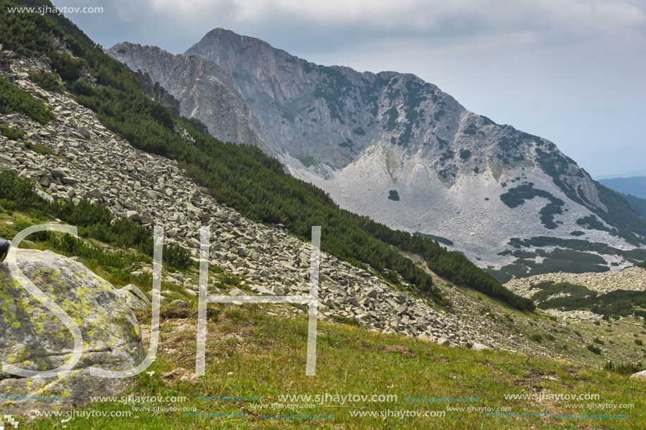 Sinanitsa peak, view from Sinanishka pass,  Pirin Mountain, Bulgaria