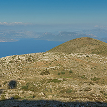 Amazing landscape of Mountain of Lefkada, Ionian Islands, Greece