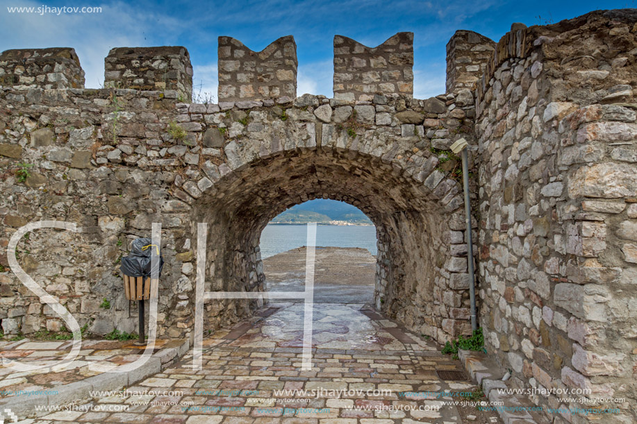 Fortification at the port of Nafpaktos town, Western Greece