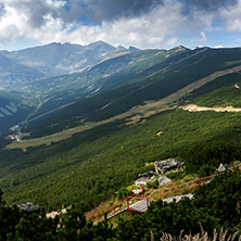 Dark clouds over Musala peak, Rila mountain, Bulgaria