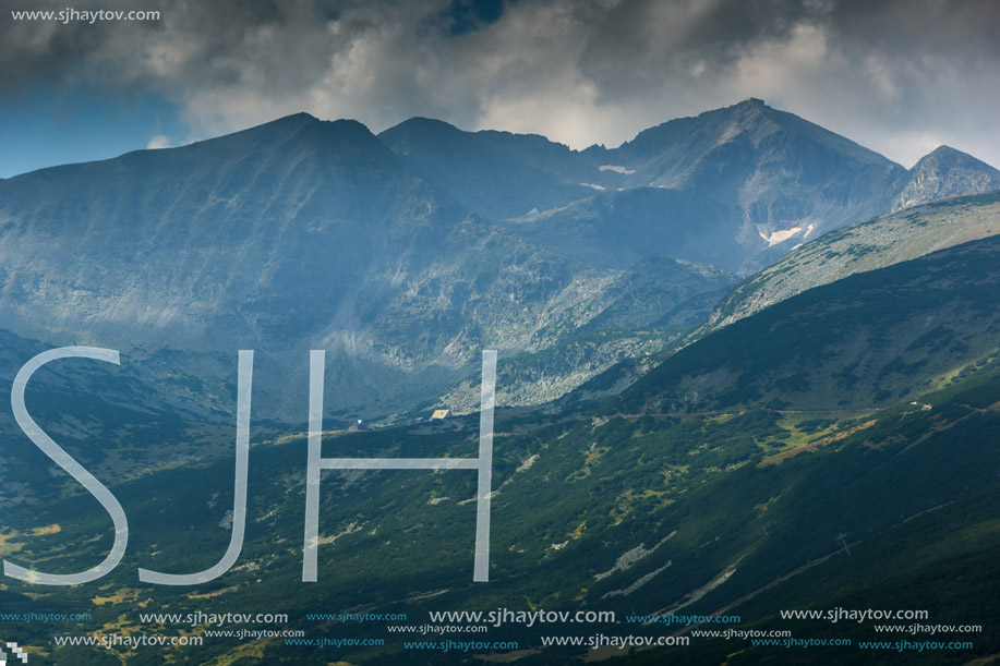 Rocky Hills of Rila mountain and Musala Peak, Bulgaria