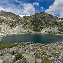 Top view of Musalenski lakes, Rila mountain, Bulgaria