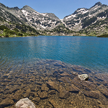 Amazing landscape of Popovo lake, Pirin Mountain, Bulgaria