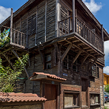wooden Old house in Sozopol Town, Burgas Region, Bulgaria